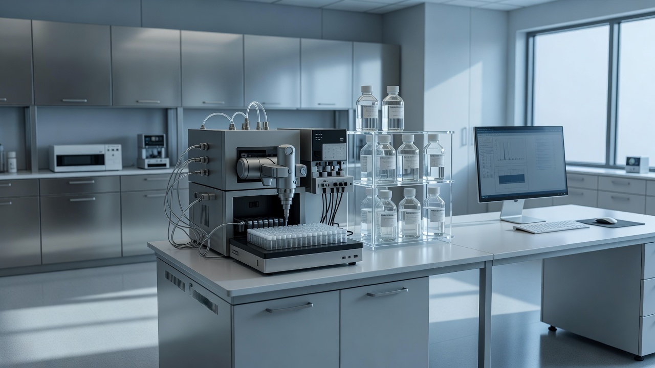 Hubei Jianxiang preparative and analytical HPLC chromatography suite
